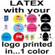 Custom Printed Caps - Latex Cap with 1 colour Logo