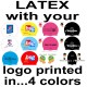 Custom Printed Caps - Latex Cap with 4 colour Logo